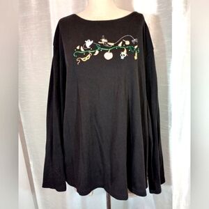 Classic Elements Halloween T-shirt, Long Sleeve, Embroidery, Vintage, Women,20